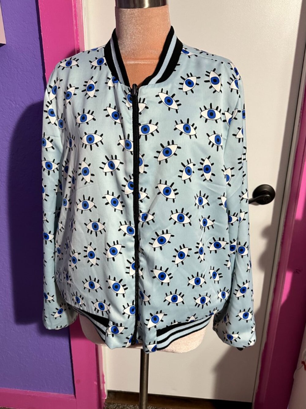 Gabby Isabella NWT Womens Reversible Bomber Jacket